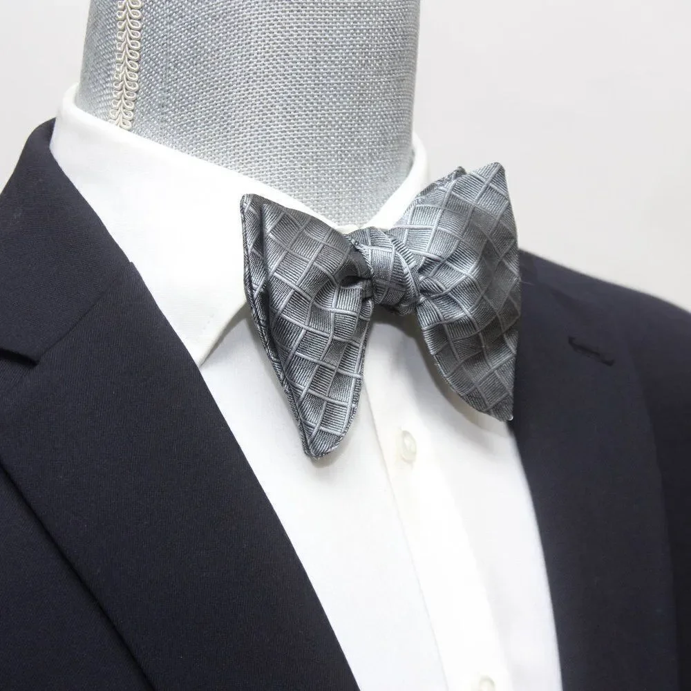 Men's Self tied Bow Tie Silk Bowtie big‎ bow tie Butterfly Bow tie S566